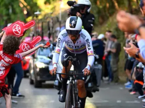 Daniel Martínez logró ascender al segundo lugar del Giro de Italia