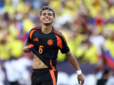¡Conmovedor! La emotiva dedicatoria de Richard Ríos tras su primer gol con Colombia