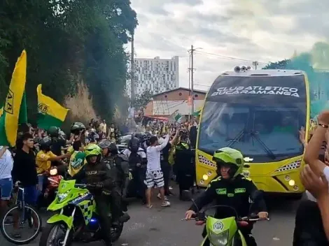 Hinchas de Atlético Bucaramanga hicieron hermosa despedida a los jugadores