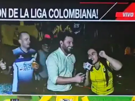 La despachada de una hincha del Bucaramanga contra Carlos Antonio Vélez