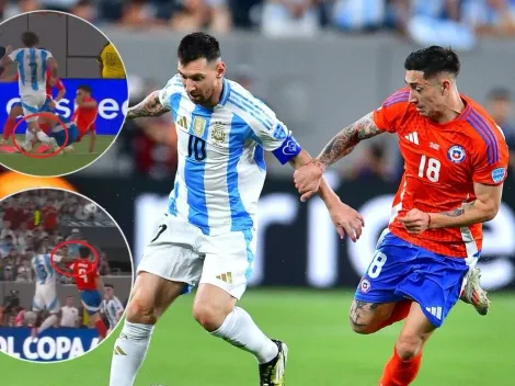 Las dos jugadas que el VAR ignoró y beneficiaron a Argentina ante Chile