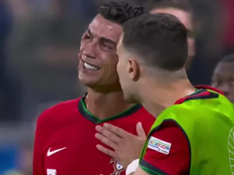 Cristiano Ronaldo se va en llanto tras fallar el penal contra Eslovenia