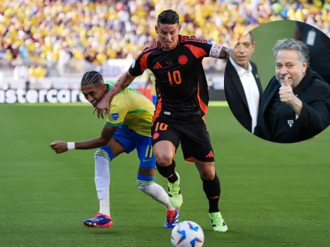 Esto dijo el presidente de Sao Paulo sobre James tras el juego de Brasil