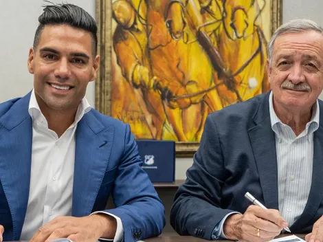 ¡Radamel Falcao ya firmó su contrato con Millonarios!