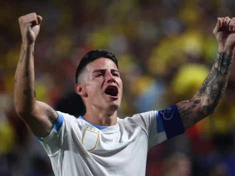 La reacción de James tras el paso a la final de Colombia en la Copa América