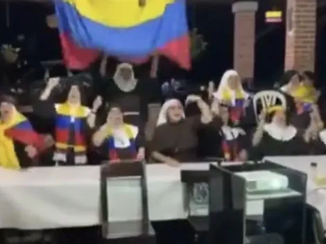 Monjas celebran la victoria de la Selección Colombia y el video es viral