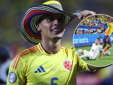 La CONMEBOL publicó un video del ‘baile’ que le pegó Richard Ríos a Fede Valverde