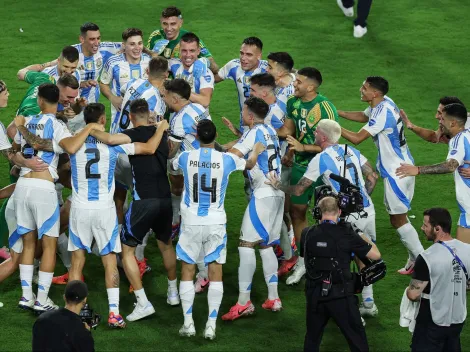 El burlesco cántico de los jugadores de Argentina a la Selección Colombia