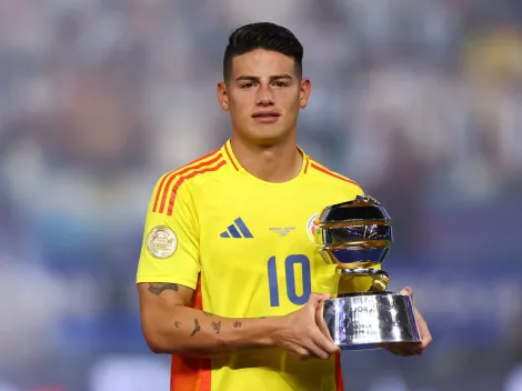 James presumió los premios de la Copa América y les dejó un mensaje a los colombianos