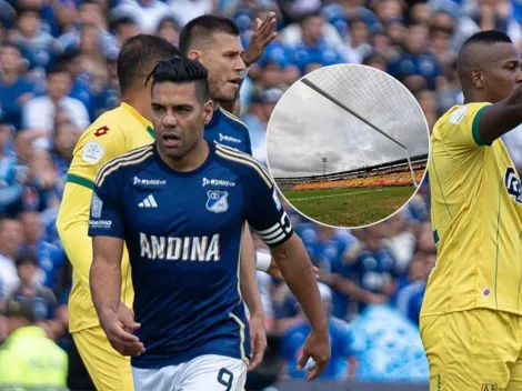 El lamentable estado de El Campín en el debut de Falcao como titular en Millonarios