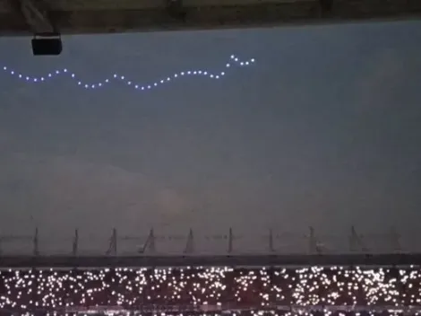 Show de drones en el Metropolitano por 100 años del Junior