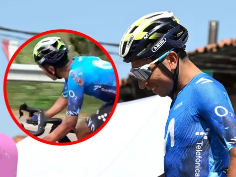 Video: lo que hizo Nairo Quintana tras su dura caída en Burgos