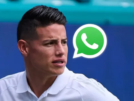 Se filtró el chat de James en el que reveló dónde quiere jugar