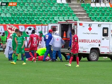 Video: jugador de Patriotas convulsionó en duelo ante La Equidad