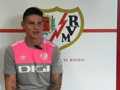 James Rodríguez, muy emocionado por llegar al Rayo Vallecano: “Espero ganar”