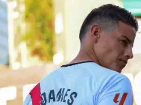 Revelan la cifra récord del salario de James Rodríguez en Rayo Vallecano