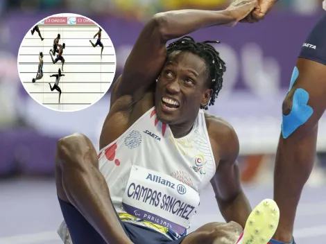 Foto finish: bronce para Colombia en los 100 metros planos en los Paralímpicos 2024