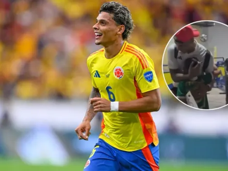 Richard Ríos tuvo hermoso gesto con un niño hincha de la Selección Colombia