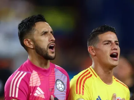 Así entonaron los jugadores de Colombia el himno nacional en el Metropolitano