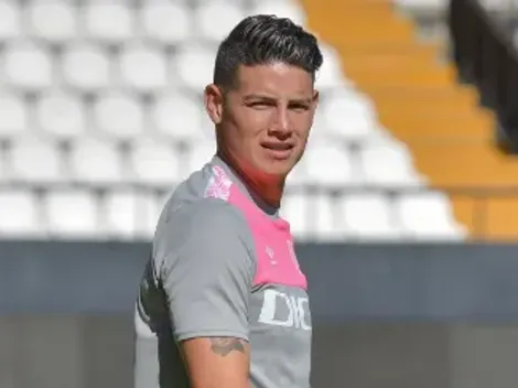 Primeras imágenes de James Rodríguez en su regreso al Rayo Vallecano