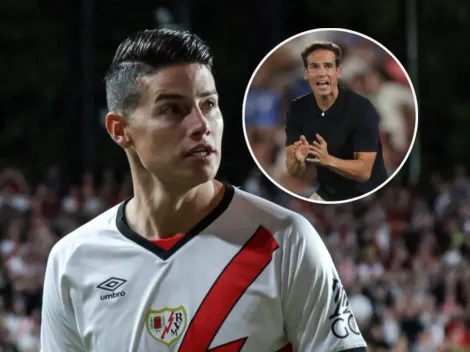 El DT de Rayo Vallecano respondió por qué James solo jugó 11 minutos