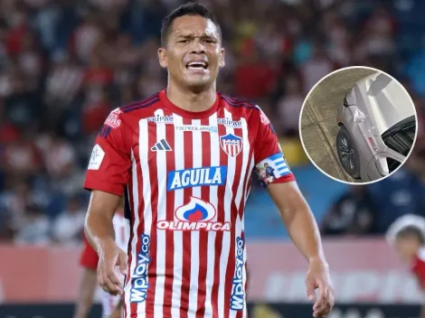 Hinchas de Junior atacaron el carro de Carlos Bacca, tras la derrota con Águilas Doradas