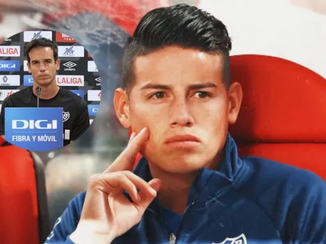 Impresentable decisión del técnico de Rayo Vallecano con James Rodríguez que critican en España