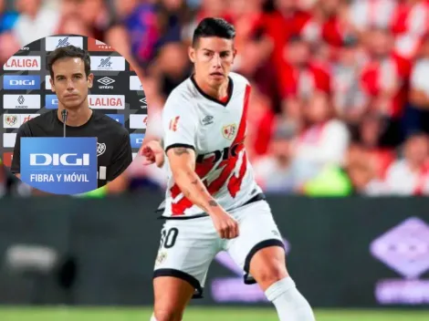 Revelan la condición que puso el técnico de Rayo Vallecano para poner a James