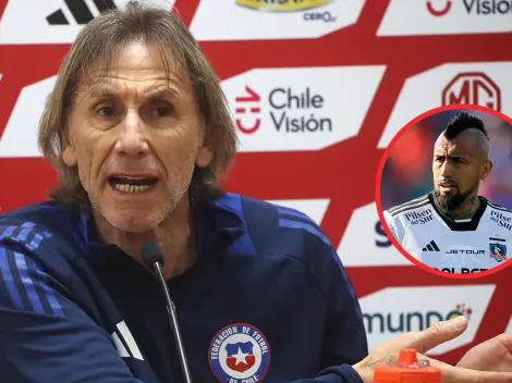 Ricardo Gareca le respondió a Arturo Vidal antes del partido contra la Selección Colombia