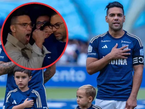 La reacción de Radamel Falcao al triunfo agónico de Millonarios ante Fortaleza