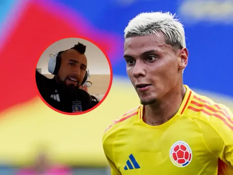 El mensaje que Vidal le envió a Richard Ríos por un penalti no cobrado