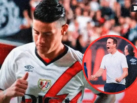 Técnico del Rayo Vallecano anuncia cuándo pondrá a James Rodríguez