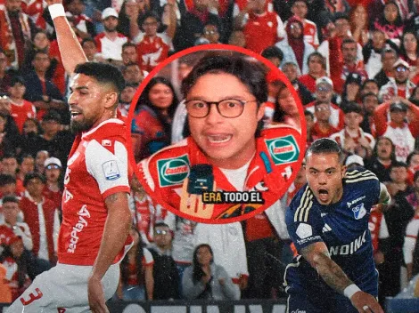 Llamativa reacción de los hinchas de Santa Fe cansados de perder contra Millonarios