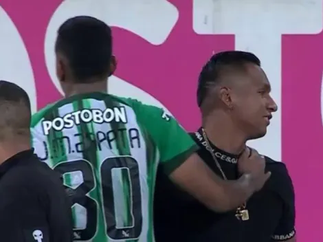 El inesperado gesto de Morelos con Atlético Nacional en pleno clásico paisa