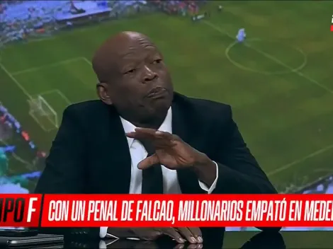 El Tino Asprilla explotó en televisión por el penal a Falcao