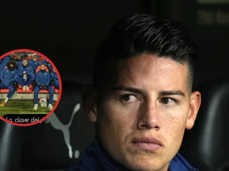 Ni sus compañeros lo quieren: la foto del Rayo Vallecano 'ninguneando' a James Rodríguez