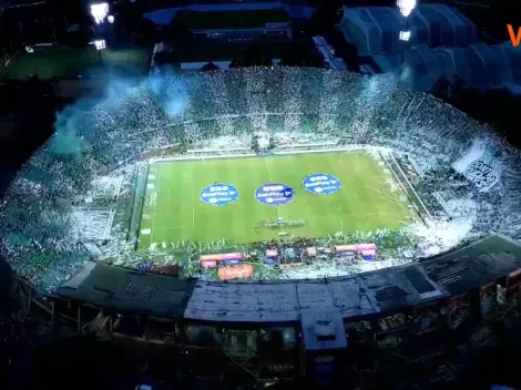 Impresionante salida de la hinchada de Atlético Nacional en la final contra Tolima