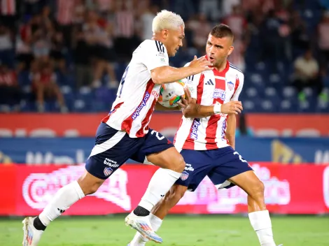 La polémica discusión entre Teófilo Gutiérrez y Wilmar Roldán en el partido del Junior