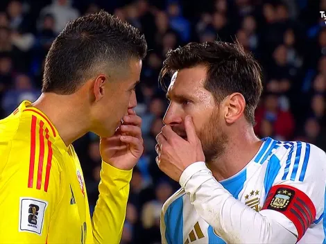 Hacen acusación pública a James Rodríguez por el cruce con Lionel Messi