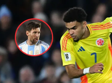 La lección que Luis Díaz le dio a Messi en el empate con Argentina