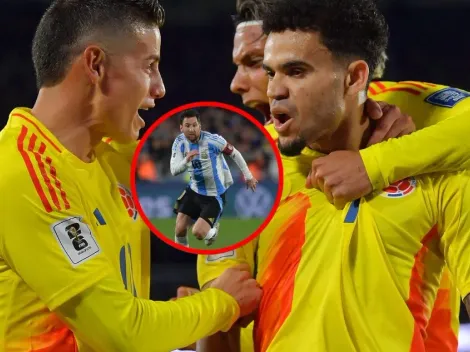 La respuesta de James a Luis Díaz por la foto que se tomó con Messi en Argentina
