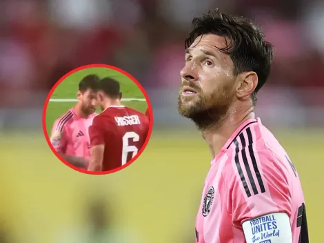 Video: La nueva agresión de Messi tras el cruce con James