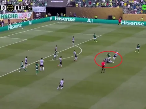 Criminal patada a Richard Ríos en el Mundial de Clubes en juego Palmeiras vs. Botafogo