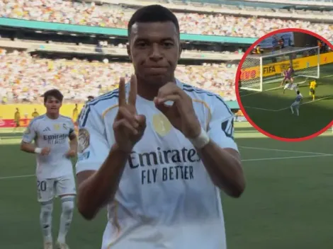 El golazo de Mbappé con el Real Madrid y dedicatoria a Diogo Jota