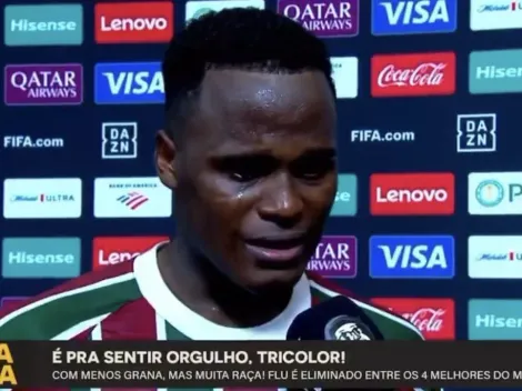 El conmovedor llanto de Jhon Arias, tras la eliminación de Fluminense