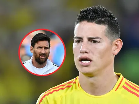 Messi apareció en redes tras saber que volverá a cruzarse con James