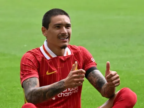 Darwin Núñez y la épica dedicatoria a Diogo Jota tras el gol con Liverpool