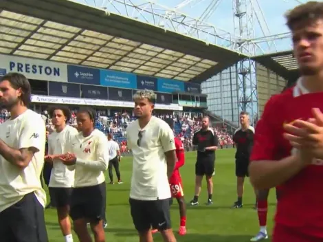 Llamativa imagen que dejó Luis Díaz en homenaje a Diogo Jota en el primer amistoso de Liverpool