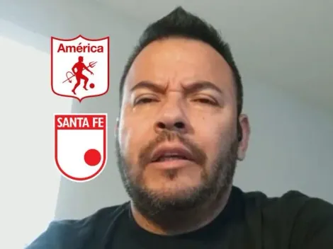 Periodista dice que América es más grande que Santa Fe y su argumento divide