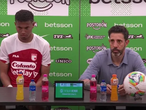 Sorpresiva declaración del técnico de Santa Fe sobre la pelea de sus jugadores